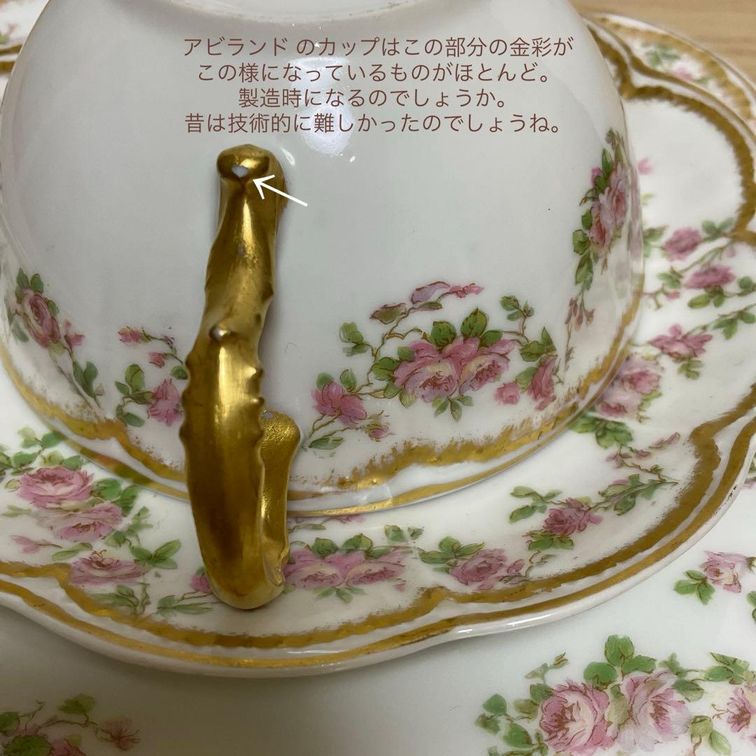 ご確認用アビランド　リモージュ　270 カップ&ソーサー　19cmプレート　①