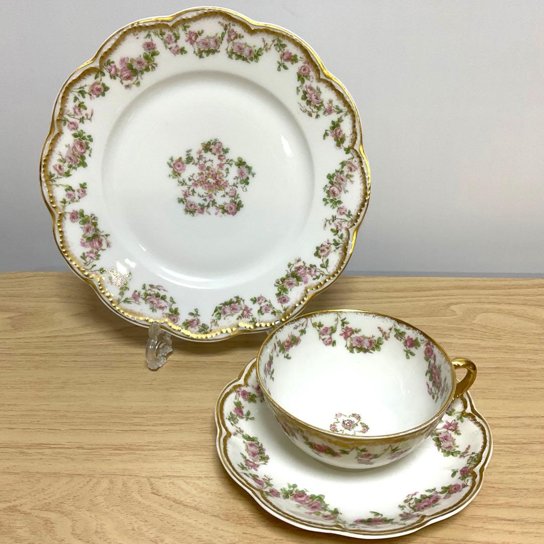 ご確認用アビランド　リモージュ　270 カップ&ソーサー　19cmプレート　①