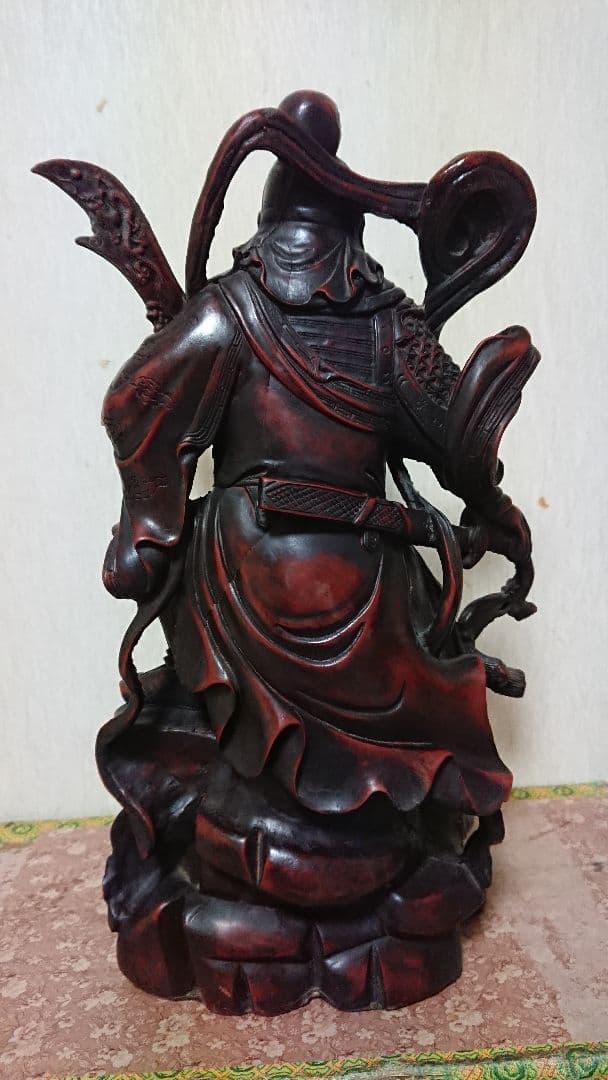 関帝様 置物 陶芸