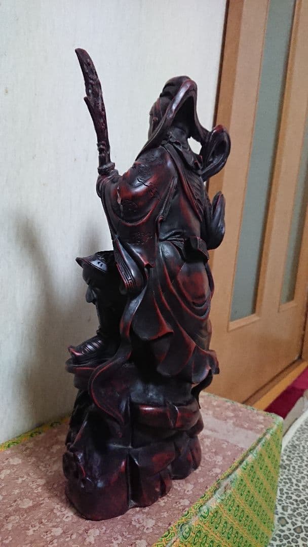 関帝様 置物 陶芸