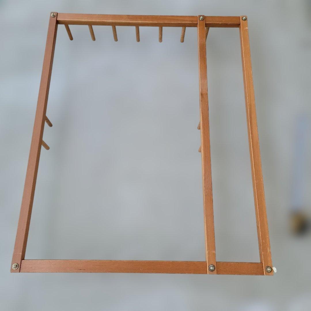 機織り道具　さをり　SAORI 整経台　木製　機織り道具　たて糸