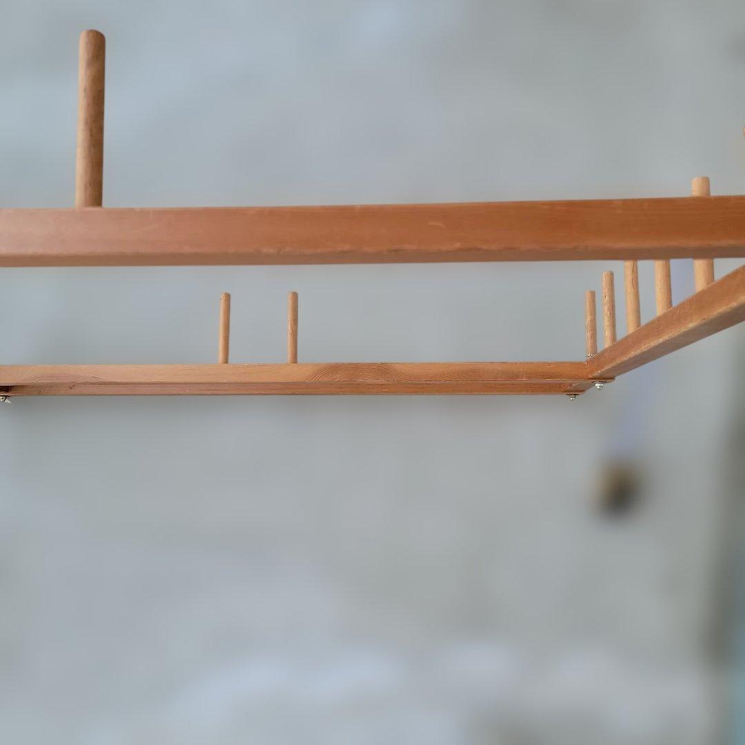 機織り道具　さをり　SAORI 整経台　木製　機織り道具　たて糸