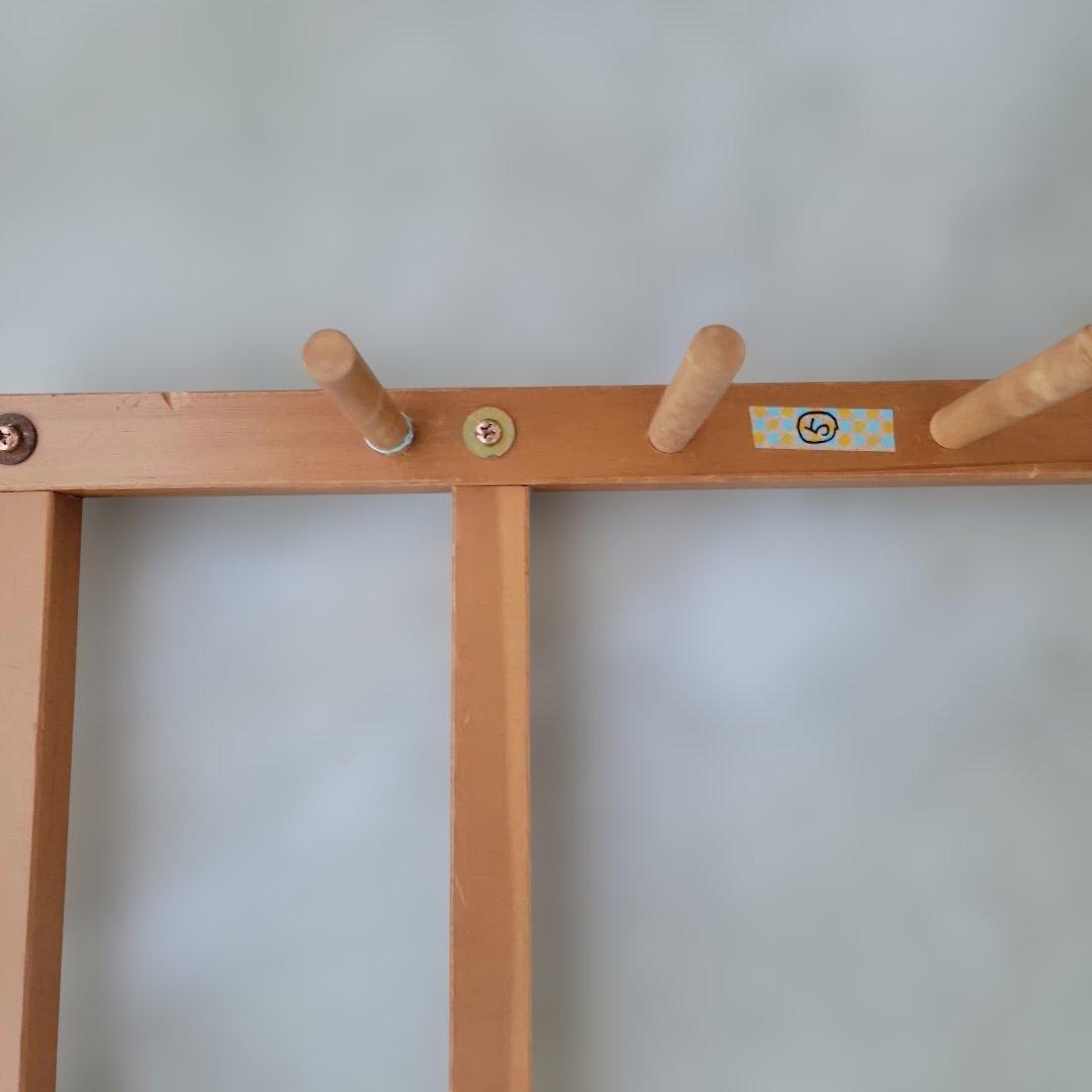 機織り道具　さをり　SAORI 整経台　木製　機織り道具　たて糸