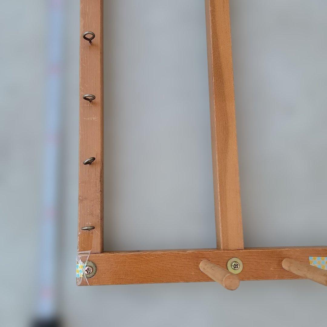 機織り道具　さをり　SAORI 整経台　木製　機織り道具　たて糸