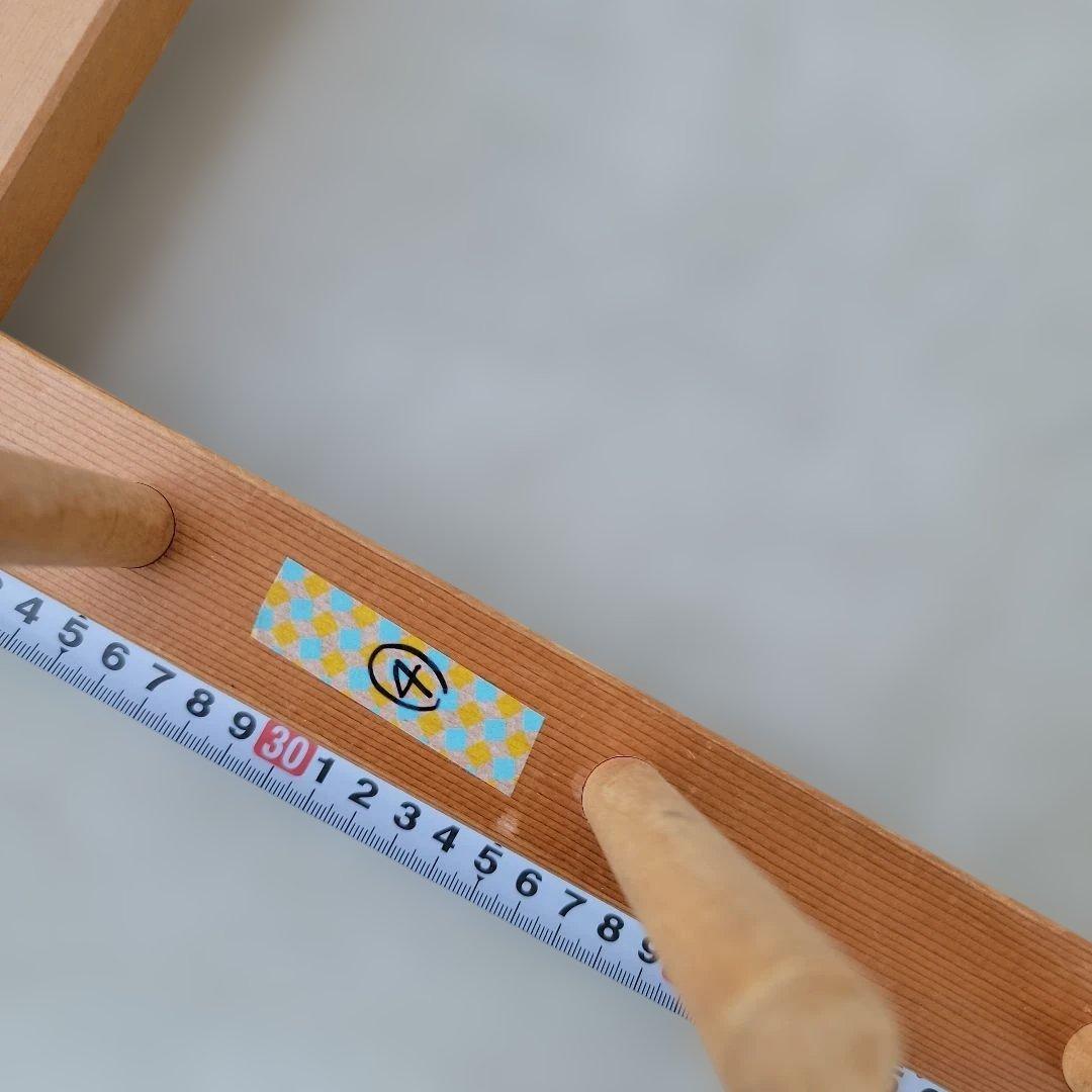 機織り道具　さをり　SAORI 整経台　木製　機織り道具　たて糸