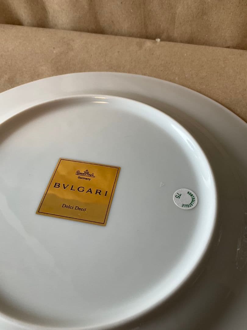 未使用　希少 BVLGARI ブルガリ×ローゼンタール ドルチェ デコプレート