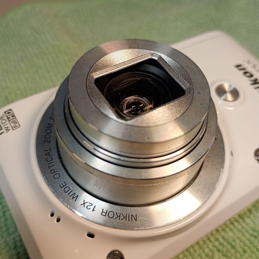 美品動作品 Nikon COOLPIX S6900 WiFi デジカメ ホワイト