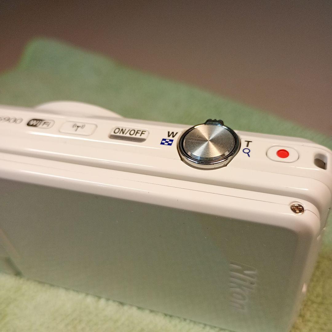 美品動作品 Nikon COOLPIX S6900 WiFi デジカメ ホワイト