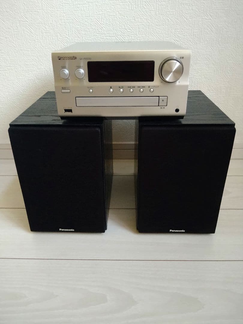 パナソニック Bluetooth対応ミニコンポ シルバー SC-PMX90-S