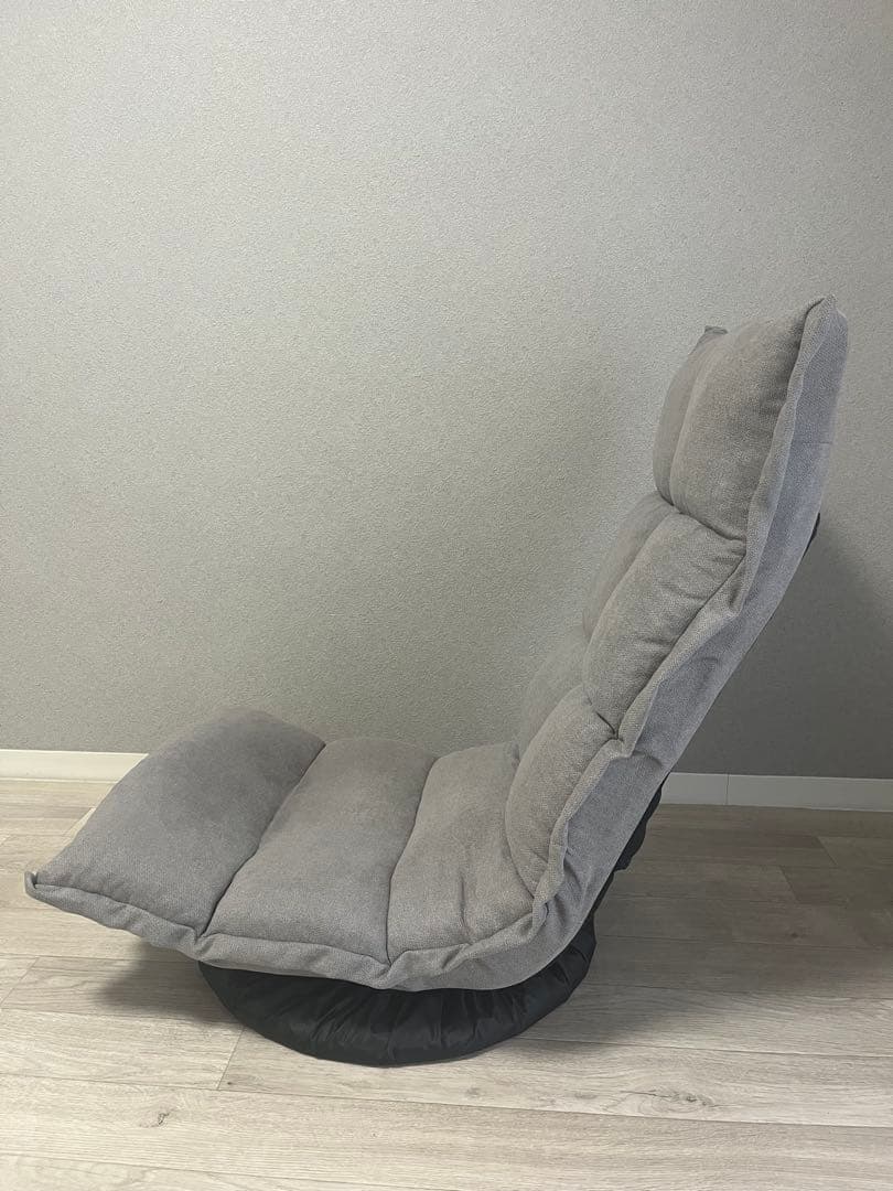 コーナン LIFELEX 首にやさしい回転座椅子 グレー 座いす チェア 家具