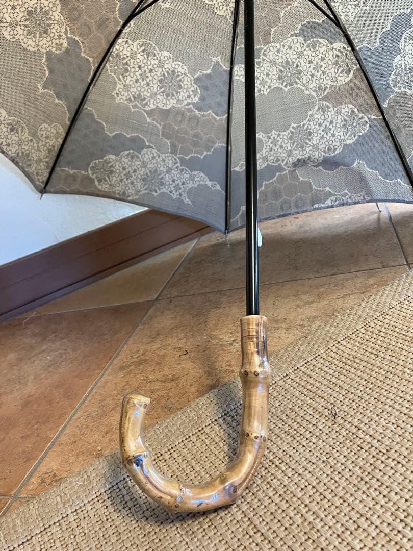 日傘とポシェット　大島紬リメイク