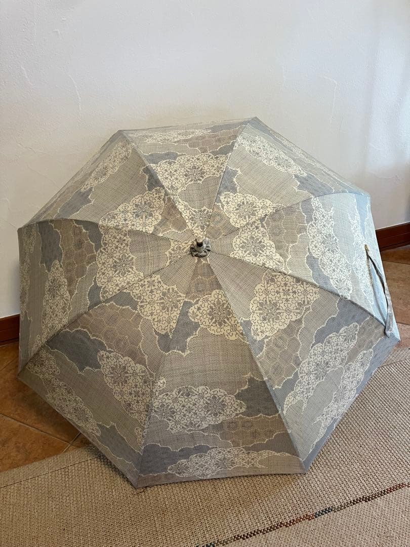 日傘とポシェット　大島紬リメイク