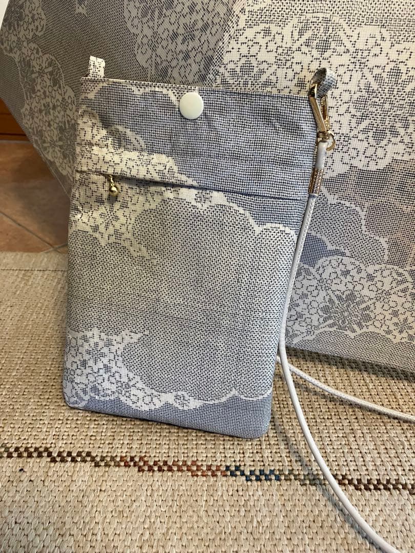 日傘とポシェット　大島紬リメイク