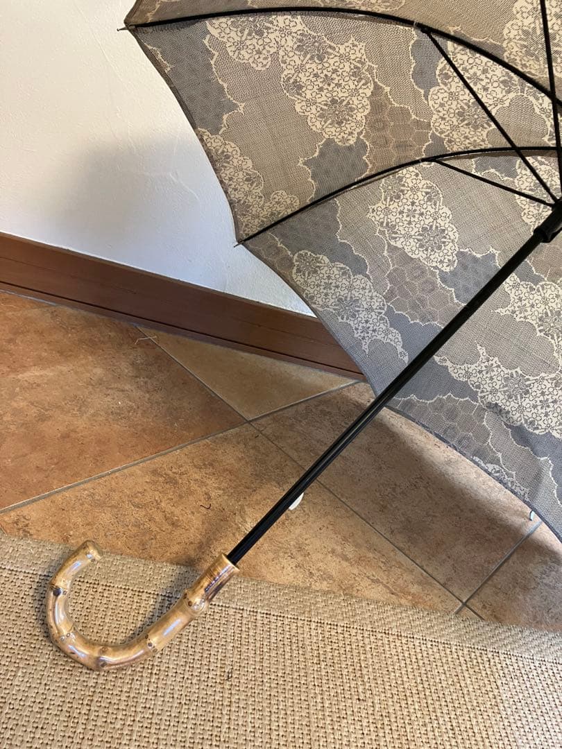 日傘とポシェット　大島紬リメイク