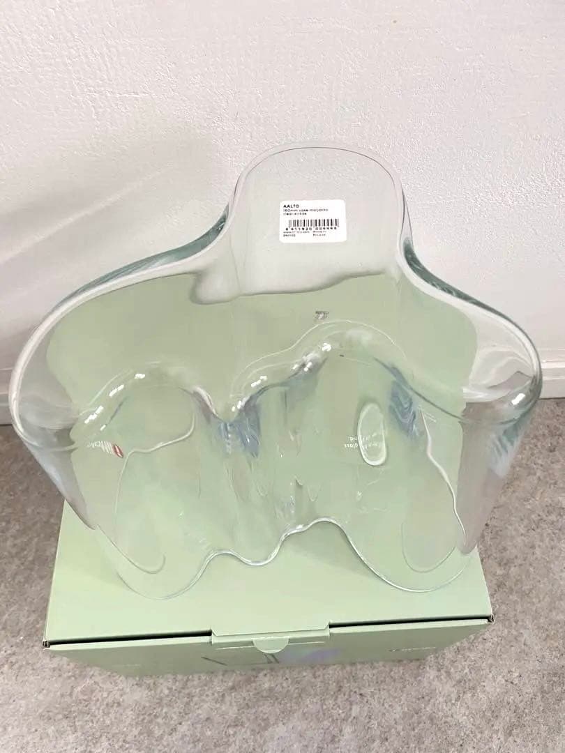 新品未使用 イッタラ アルヴァ・アアルト ベース 160mm クリア