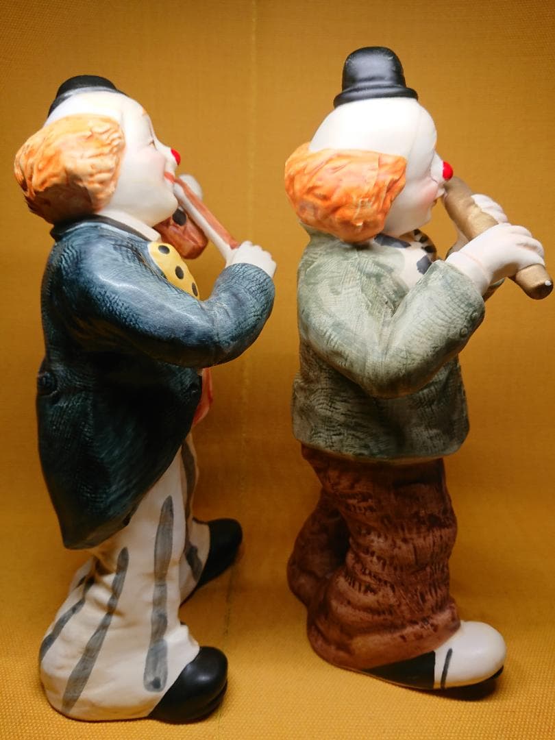 【美品】ピエロ　陶器　イタリア　置物　インテリア　工芸品　美術品　A4007