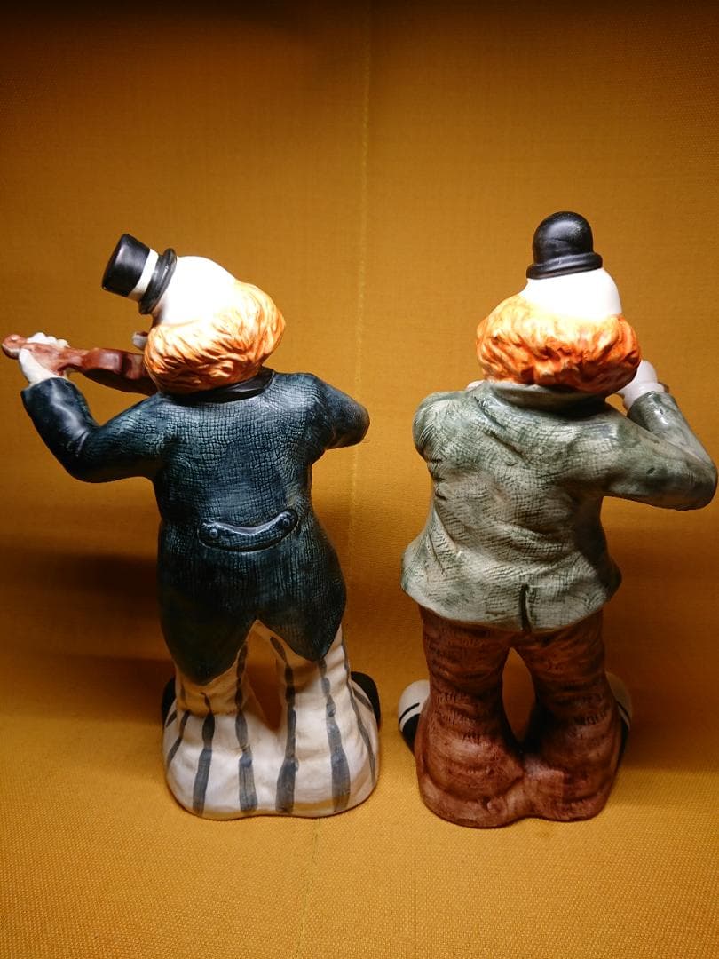 【美品】ピエロ　陶器　イタリア　置物　インテリア　工芸品　美術品　A4007