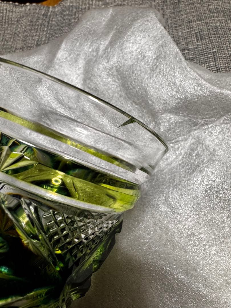 島津薩摩切子 二色冷酒杯 薩摩切子 酒器