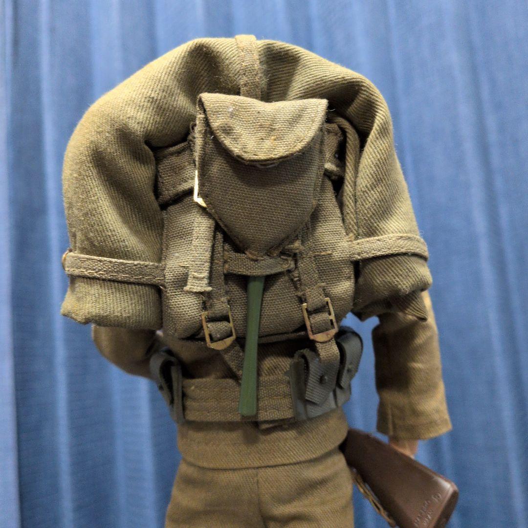 GIジョー アクションソルジャー　日本製コスチューム　銃剣　背嚢　寝袋