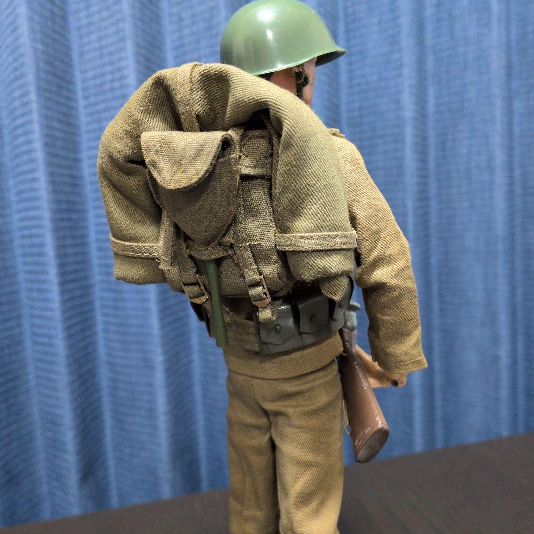 GIジョー アクションソルジャー　日本製コスチューム　銃剣　背嚢　寝袋
