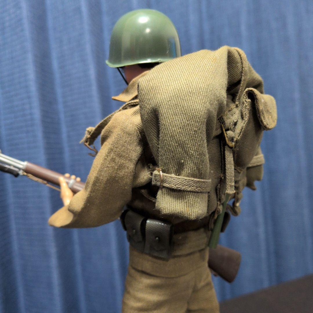 GIジョー アクションソルジャー　日本製コスチューム　銃剣　背嚢　寝袋