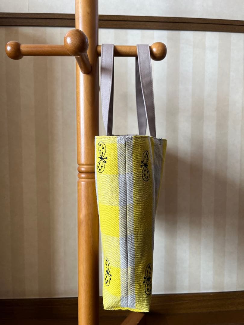 ハンドメイド　トートバッグ　ミナペルホネン choucho