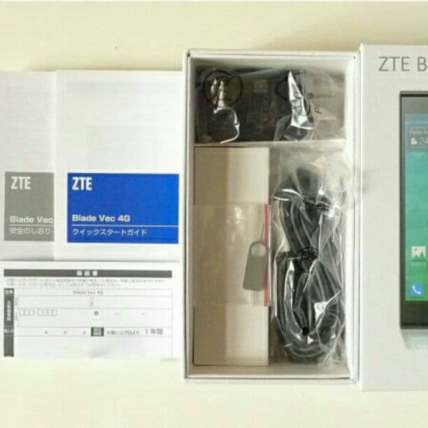 SIMフリー 美品ZTE Blade Vec 4G ブラック 検iPhone