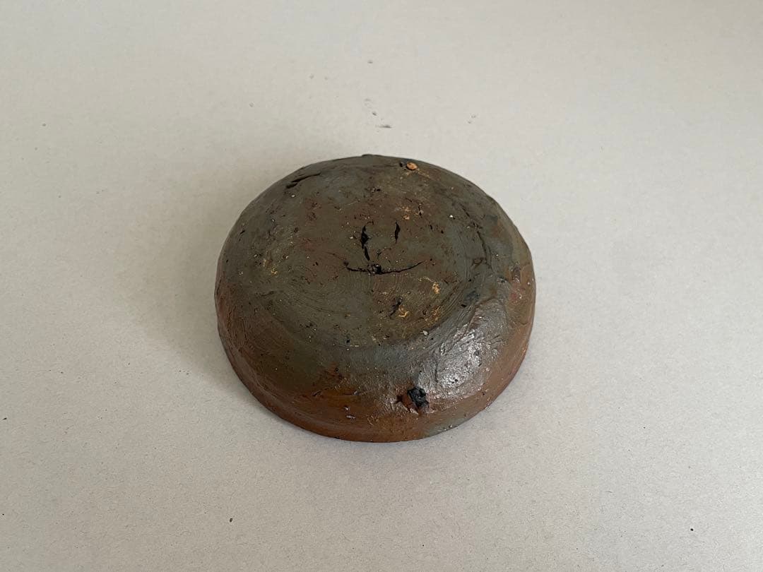 國吉清尚 ぐい呑 酒器 お猪口盃 やちむん 焼き締め　検索:島武己(武巳) 国吉