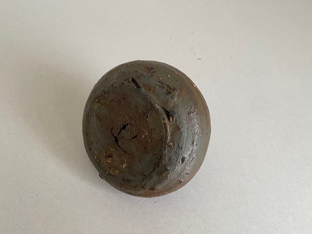 國吉清尚 ぐい呑 酒器 お猪口盃 やちむん 焼き締め　検索:島武己(武巳) 国吉