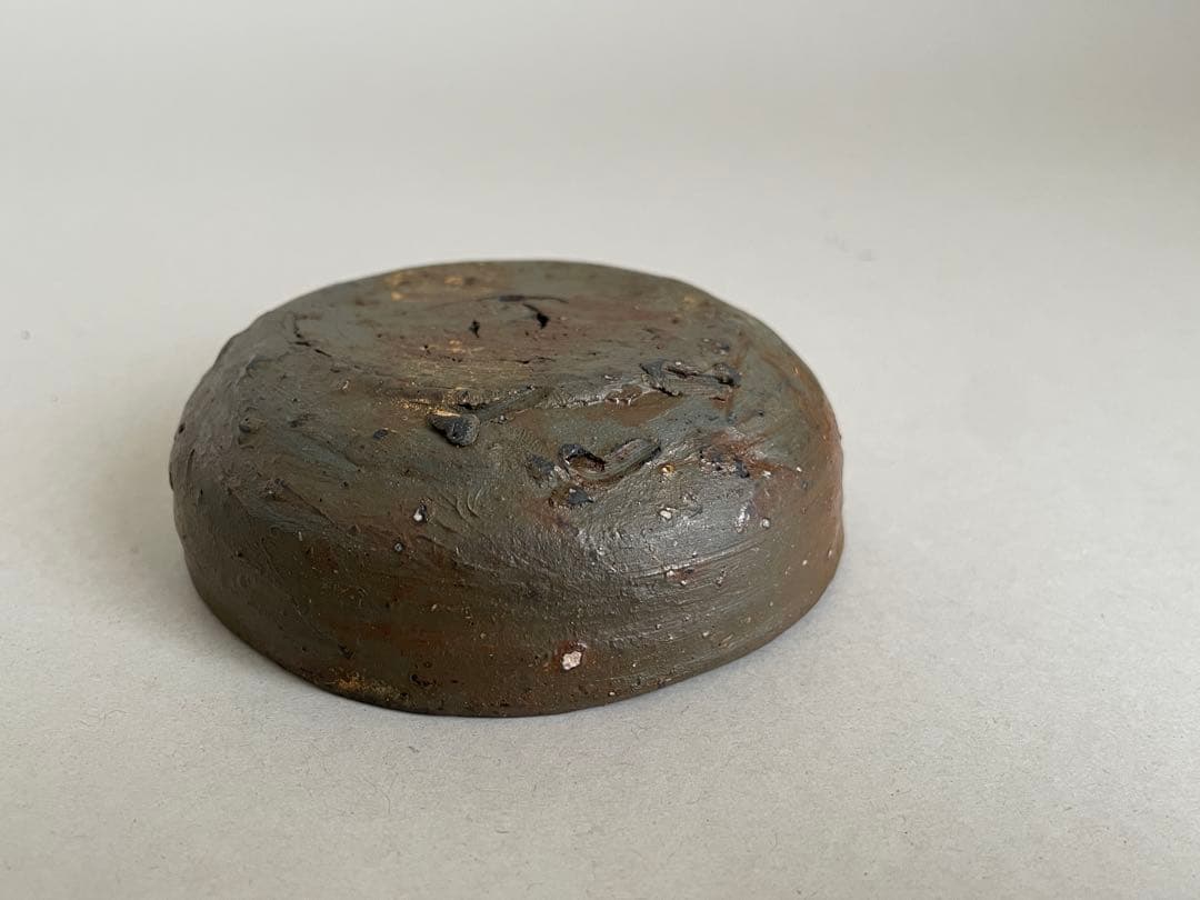 國吉清尚 ぐい呑 酒器 お猪口盃 やちむん 焼き締め　検索:島武己(武巳) 国吉