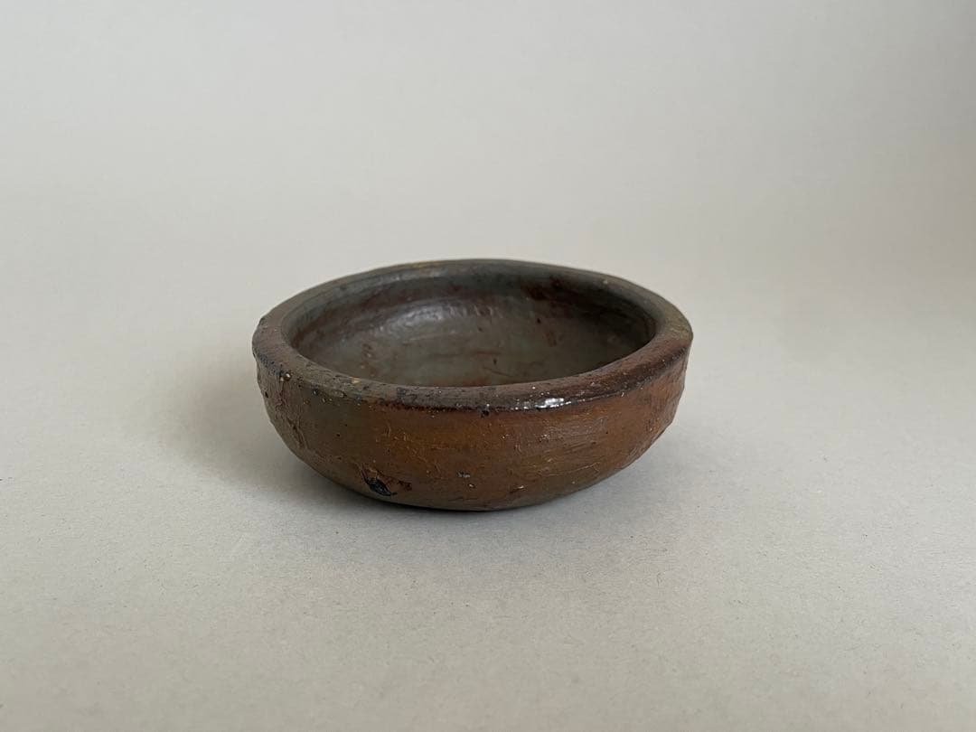 國吉清尚 ぐい呑 酒器 お猪口盃 やちむん 焼き締め　検索:島武己(武巳) 国吉