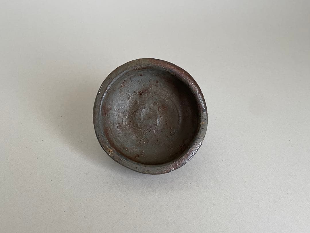 國吉清尚 ぐい呑 酒器 お猪口盃 やちむん 焼き締め　検索:島武己(武巳) 国吉