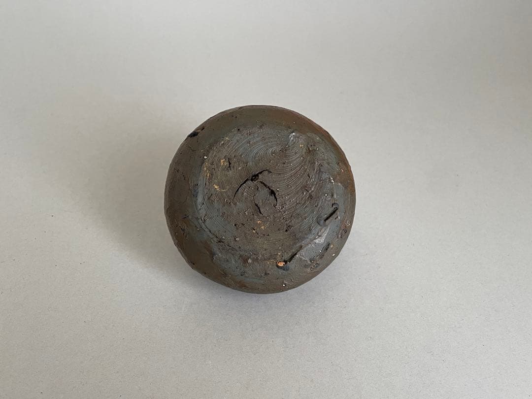 國吉清尚 ぐい呑 酒器 お猪口盃 やちむん 焼き締め　検索:島武己(武巳) 国吉