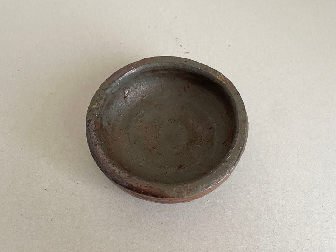 國吉清尚 ぐい呑 酒器 お猪口盃 やちむん 焼き締め　検索:島武己(武巳) 国吉