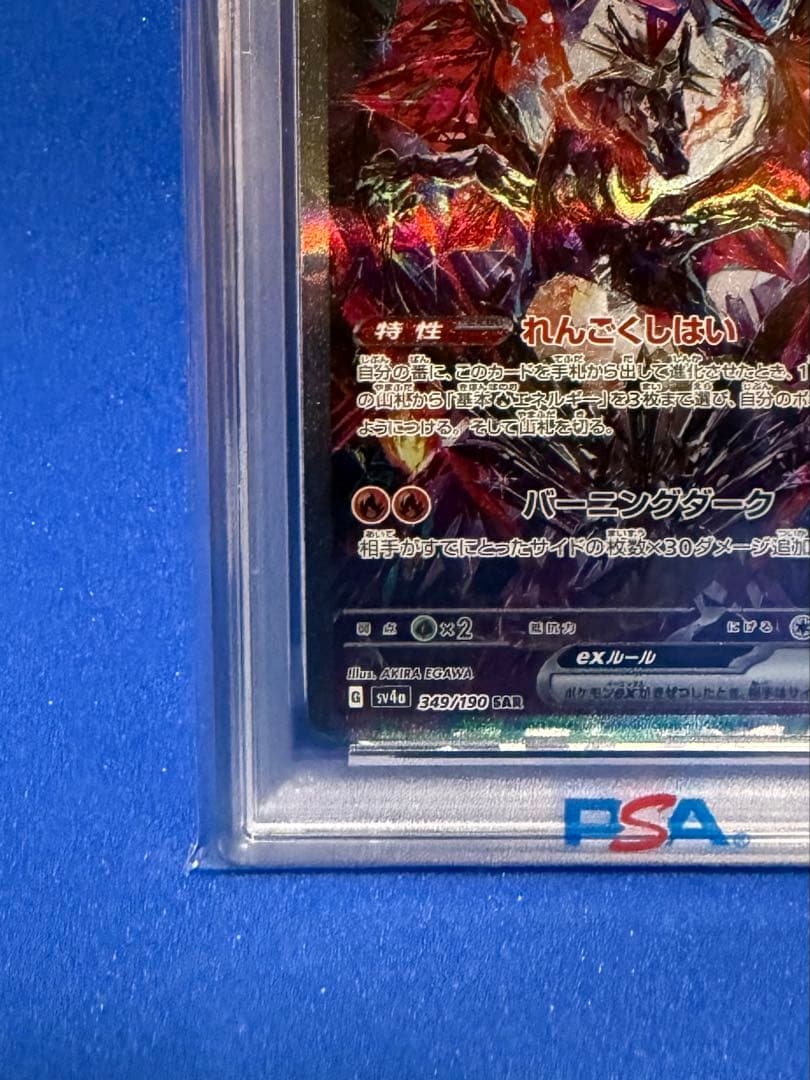 リザードン ex SAR PSA10