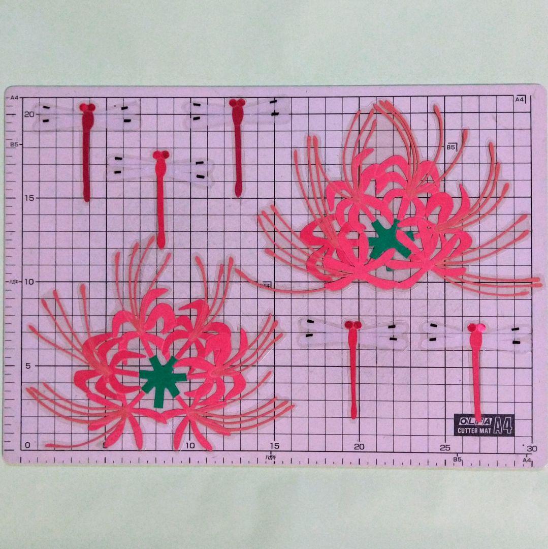 みなぽん【壁面飾り】2点『秋の訪れ～神宮と紅葉』『彼岸花とお地蔵さま』