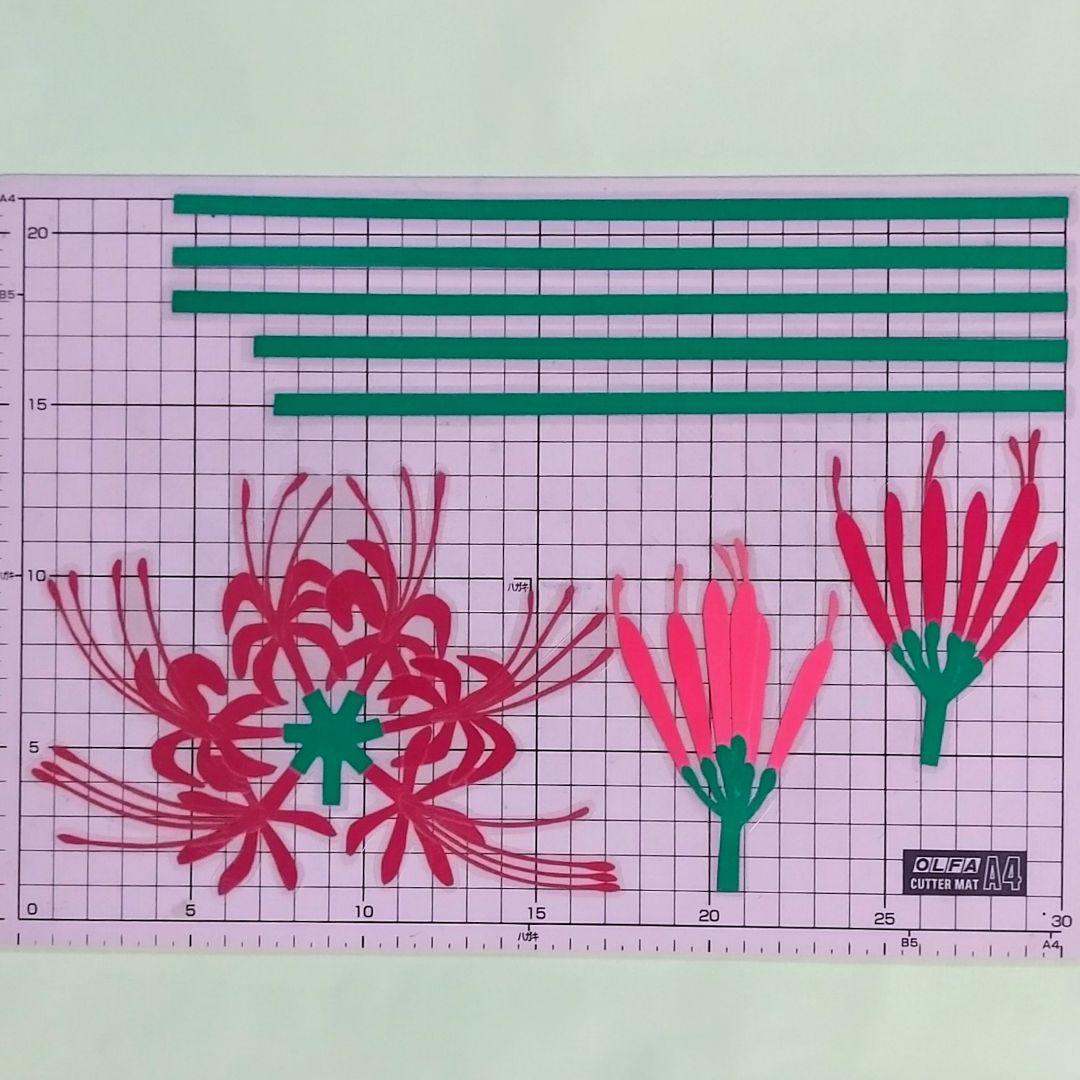 みなぽん【壁面飾り】2点『秋の訪れ～神宮と紅葉』『彼岸花とお地蔵さま』