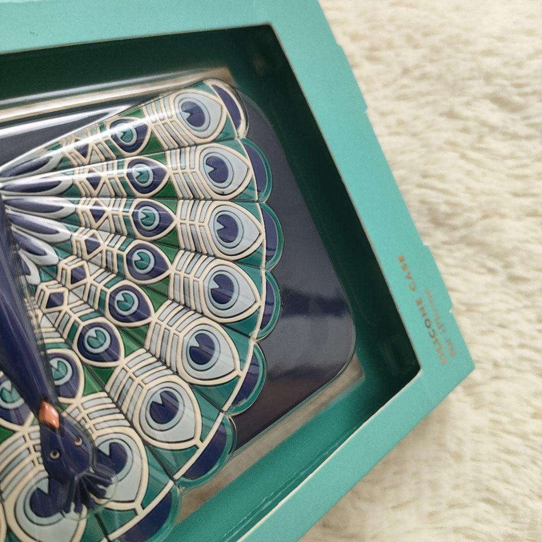 iPhone7/8/SE ケイト・スペード 孔雀 クジャク 九雀