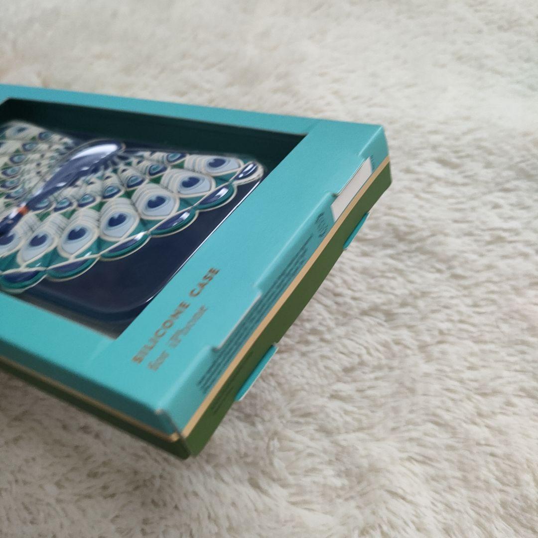 iPhone7/8/SE ケイト・スペード 孔雀 クジャク 九雀