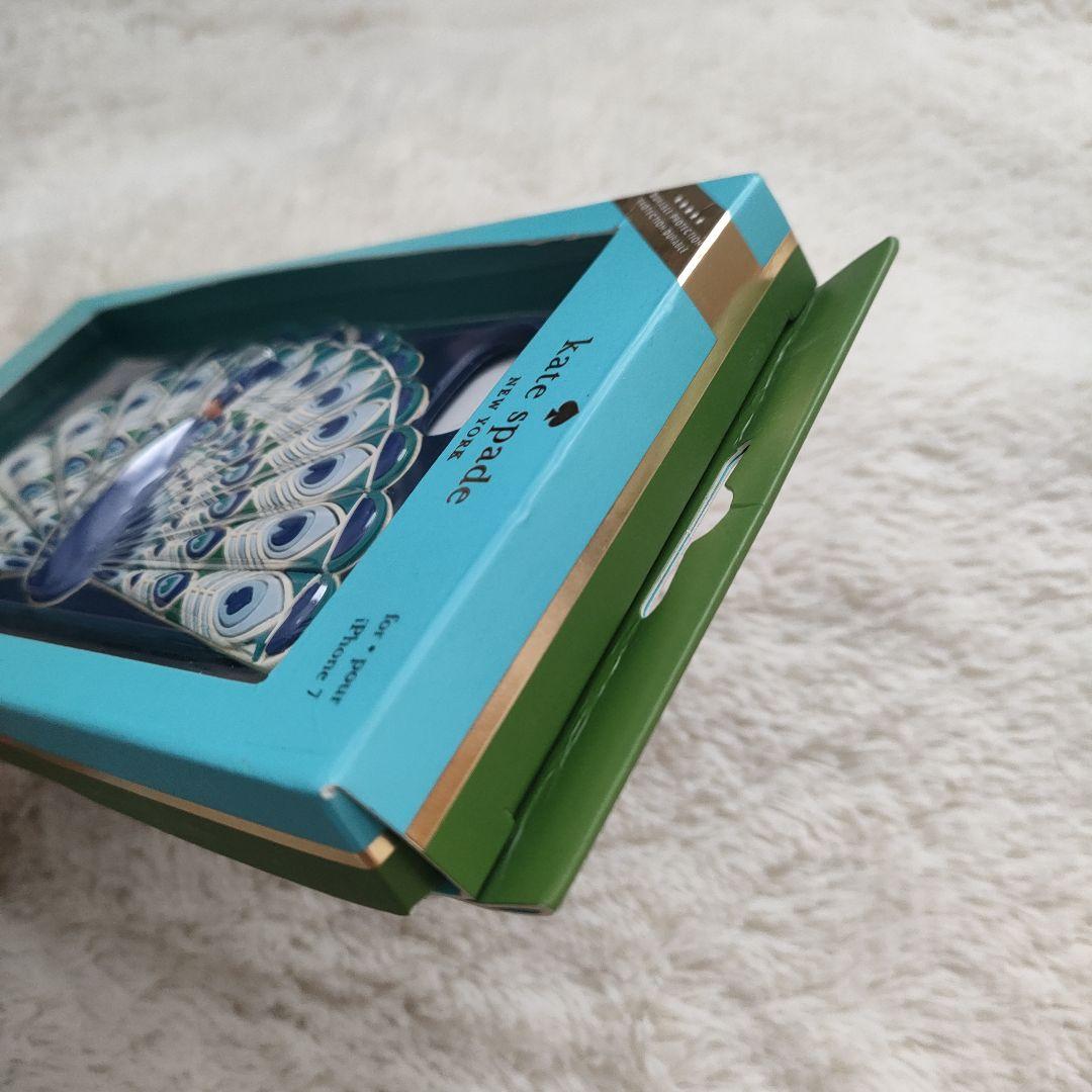 iPhone7/8/SE ケイト・スペード 孔雀 クジャク 九雀