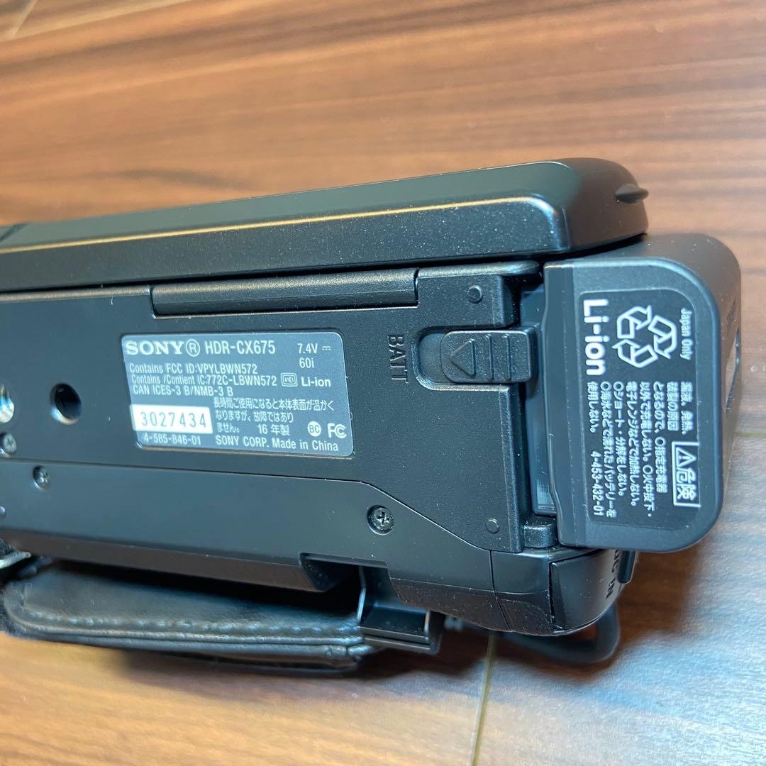 SONY HDR-CX675 ビデオカメラ ほぼ新品 3828