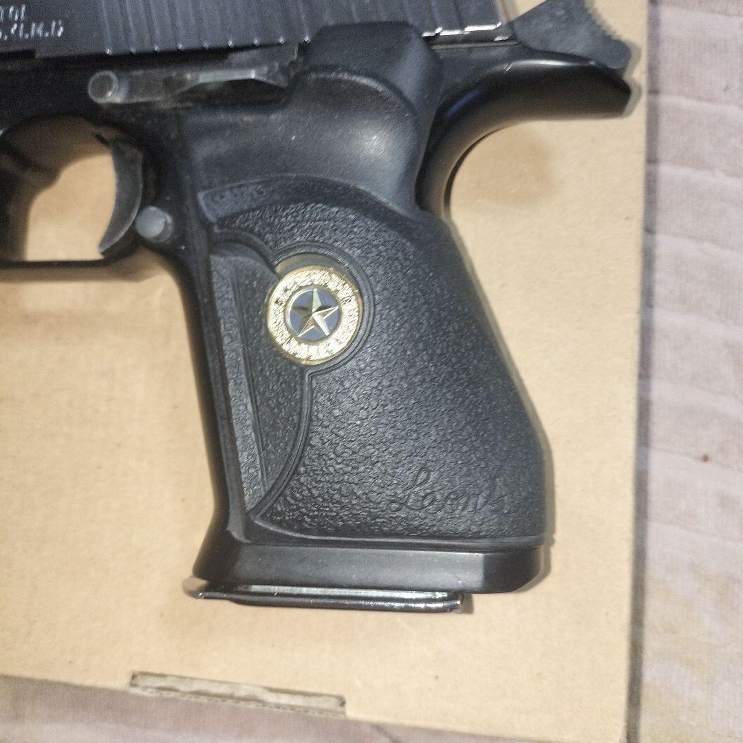 日本製マルイデザートイーグル10インチカスタムガブラック シルバーレール付き