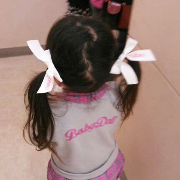 ハンドメイドリボン☆名前刺繍入り