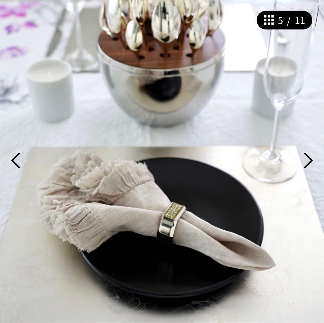 2枚セット　HAKU LA TABLE テーブルマット FLEUR