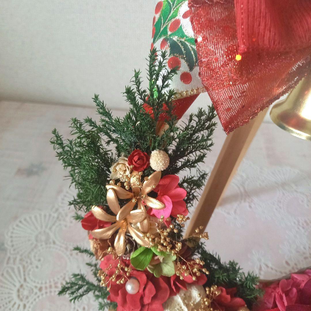 No150  リンリンベルとキラキラリボンのクリスマスリース❄︎.*2024