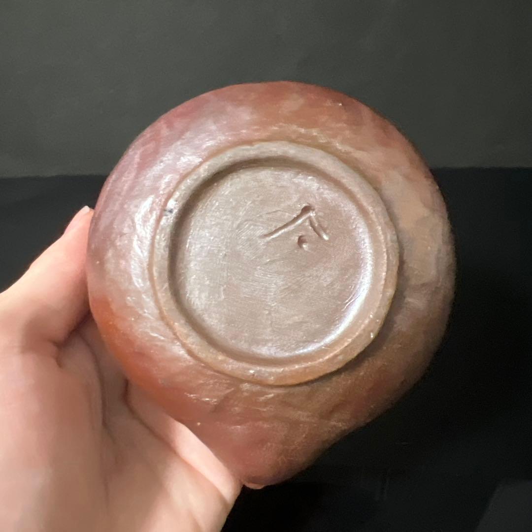 備前焼　宝瓶　茶器　手捻り急須