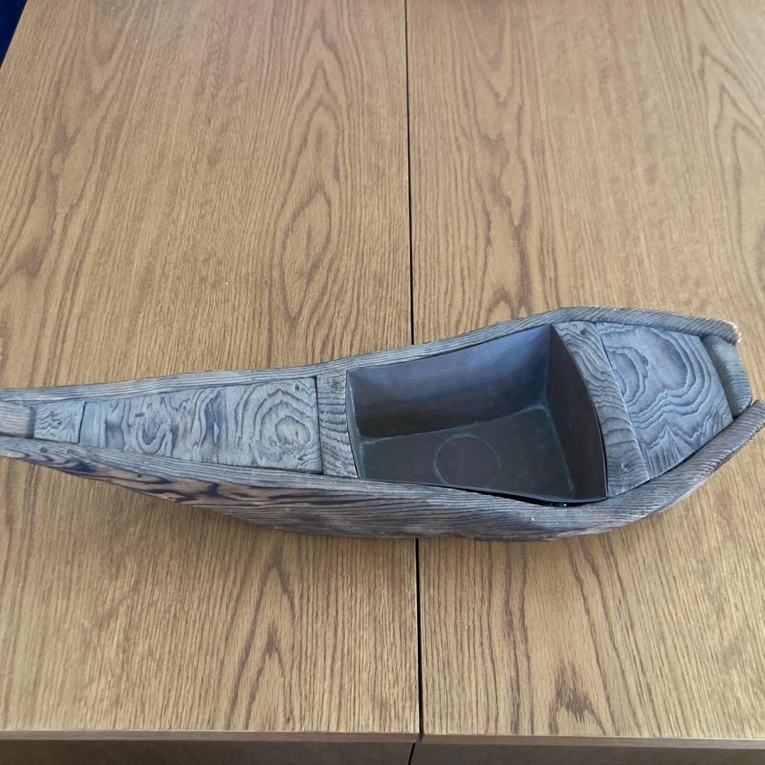 池坊　花器　泊り舟