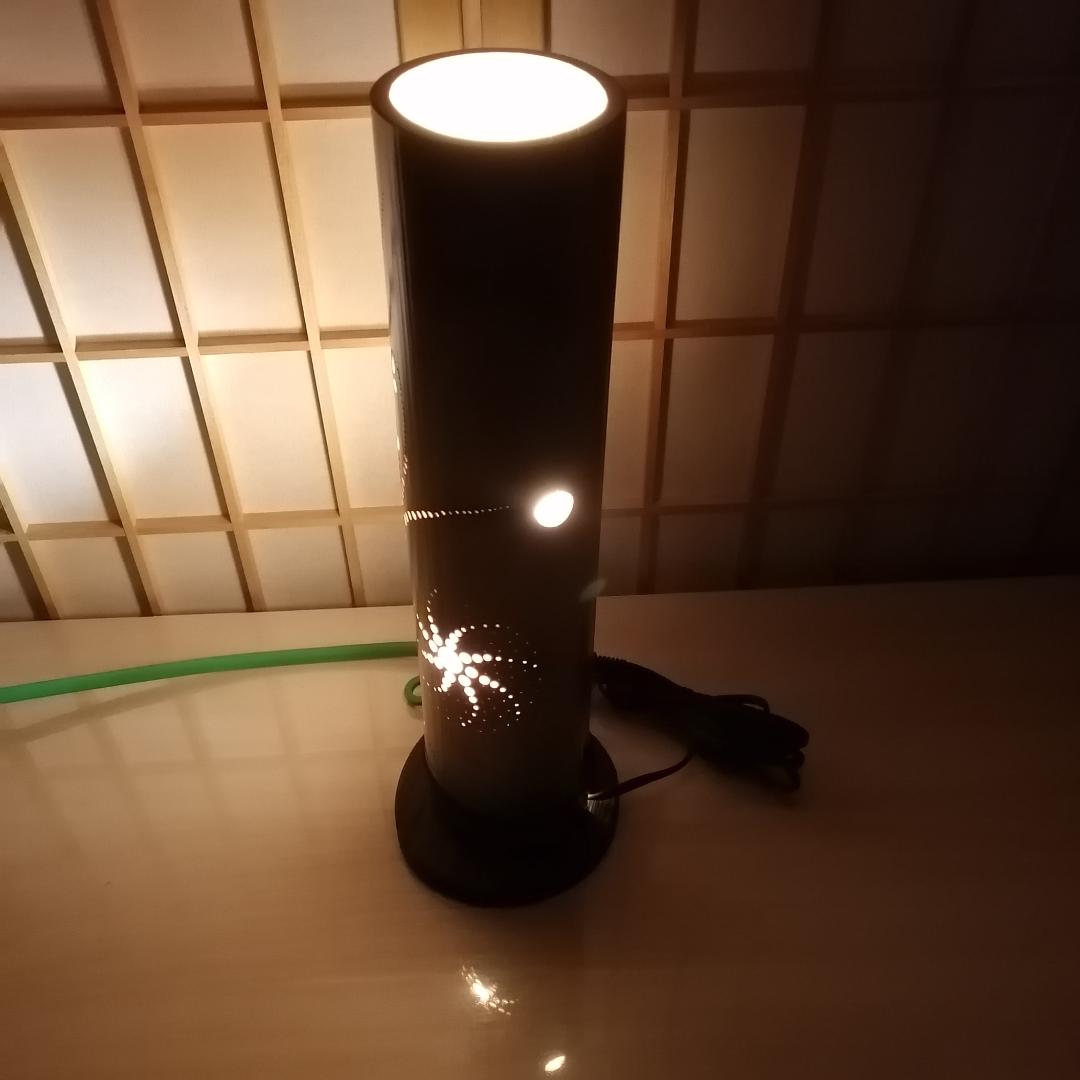 癒し灯火　竹行灯　No23255