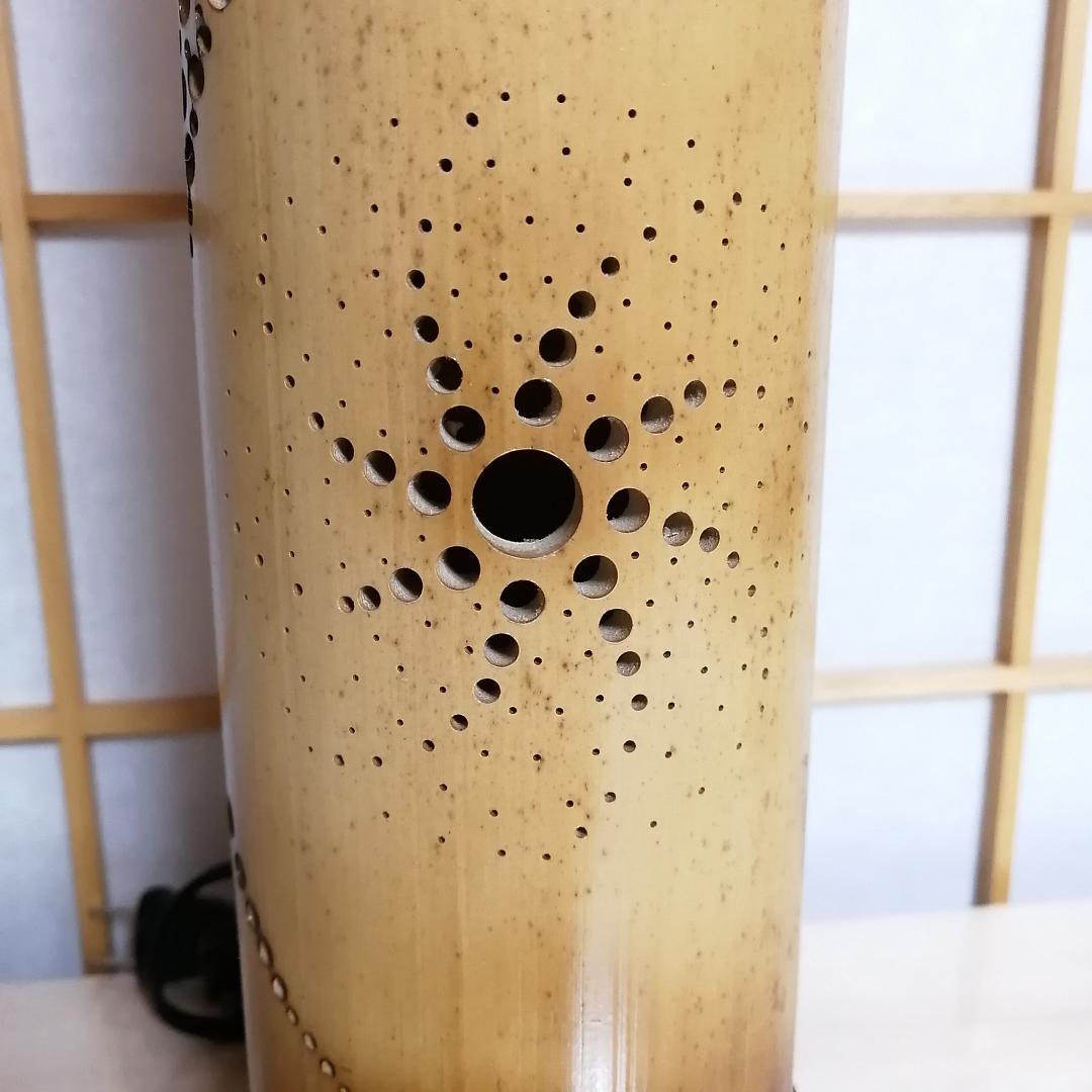 癒し灯火　竹行灯　No23255