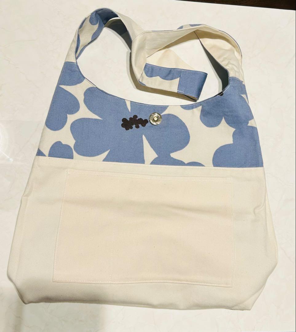 肩掛けショルダーバッグ[青色]②